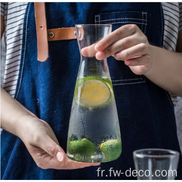 Pot de jus de jug en verre résistant à 500 ml de la chaleur